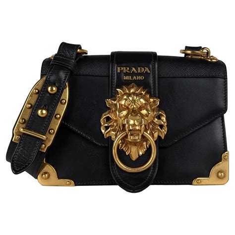 prada cahier lion head|prada cahier shoulder bag.